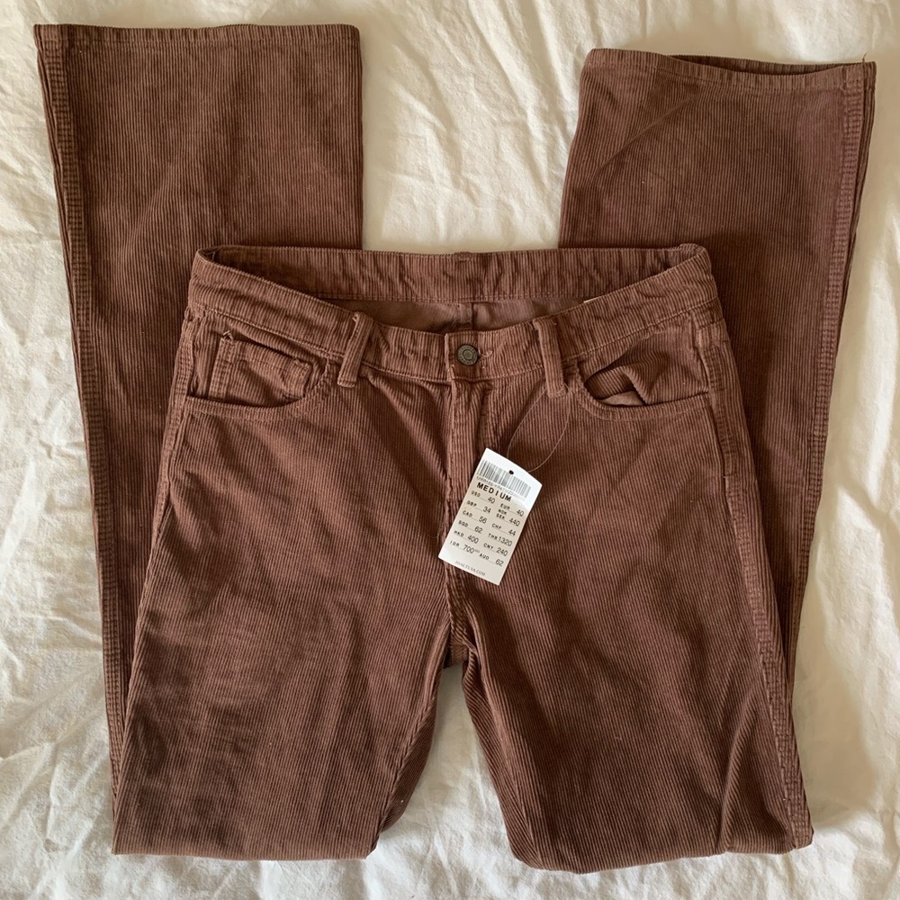 Brandy Melville Brown Corduroy Pants